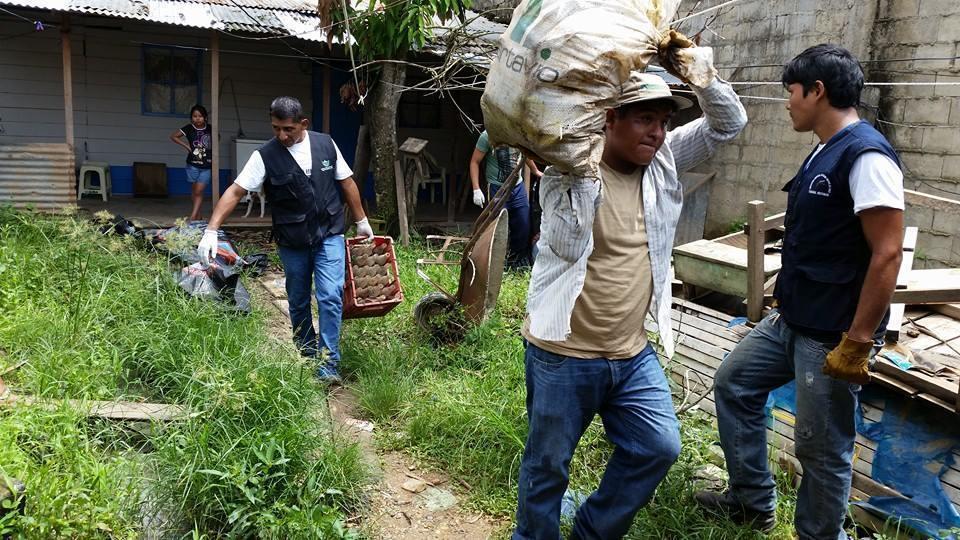 Se recorrió casa por casa para acopiar el mayor número de inservibles