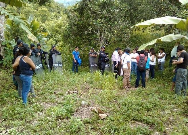 Familias que invadieron terrenos de I.E. en Mavila fueron desalojadas