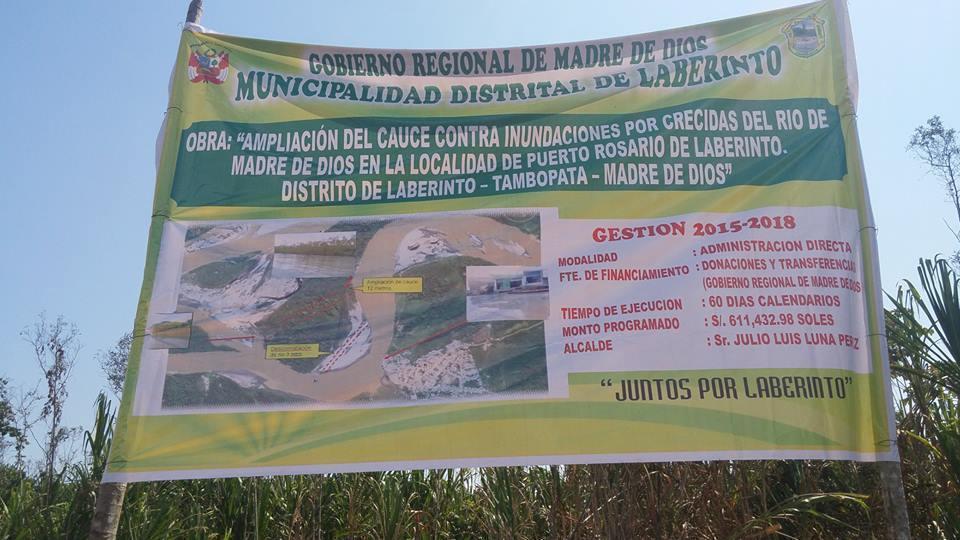 Foto: Gobierno Regional de Madre de Dios