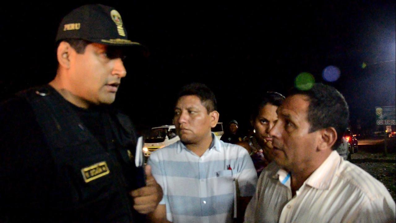 Impiden a autoridades supervisar puesto de control de la Sunat en Mazuco