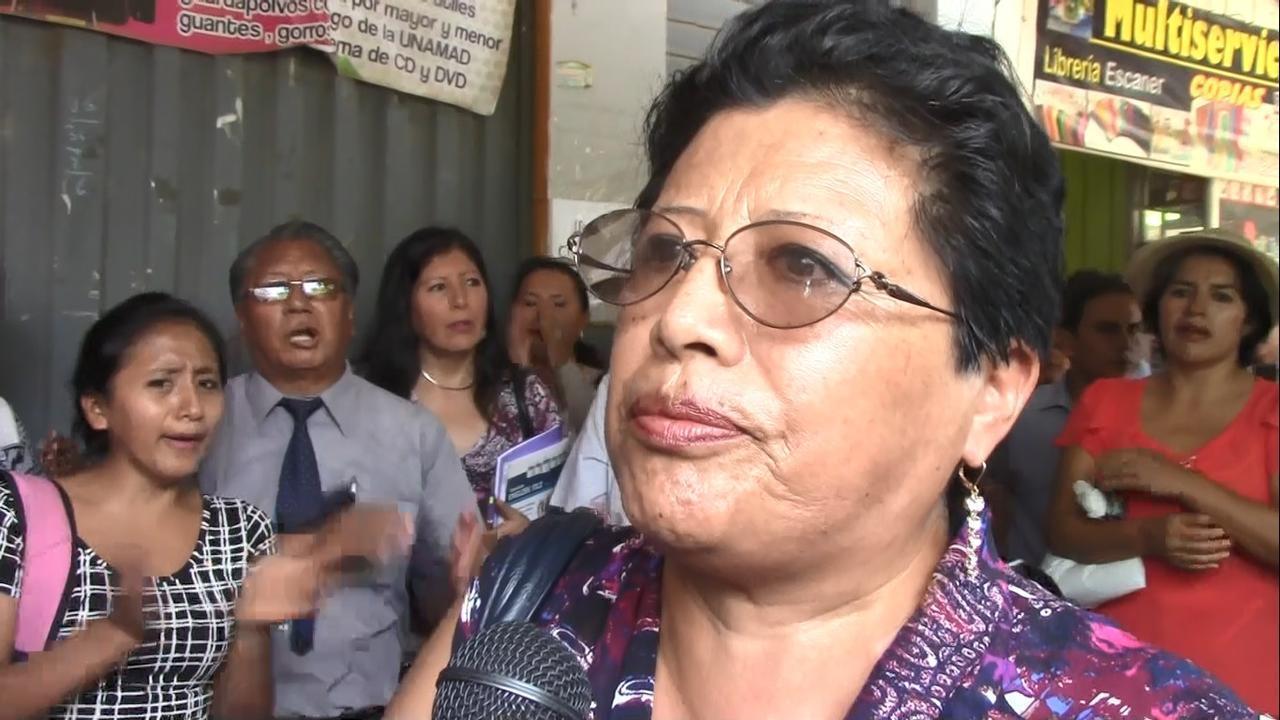 UNAMAD: Grupo de docentes manifestaron su apoyo a medida de protesta