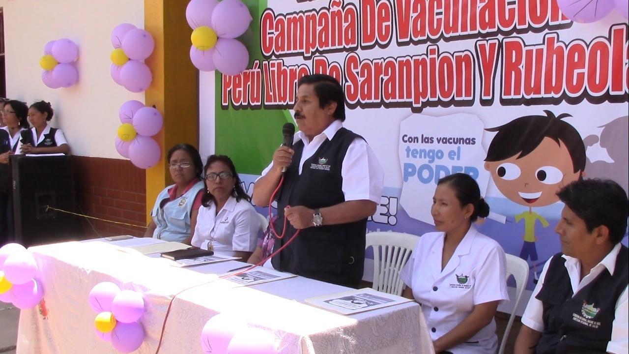 Lanzan campaña de vacunación contra el sarampión y rubeola