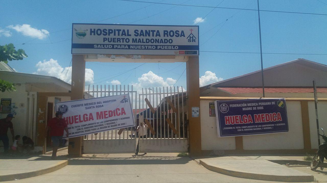 Médicos de Madre de Dios acatan paro de 72 horas y suspenden sus labores