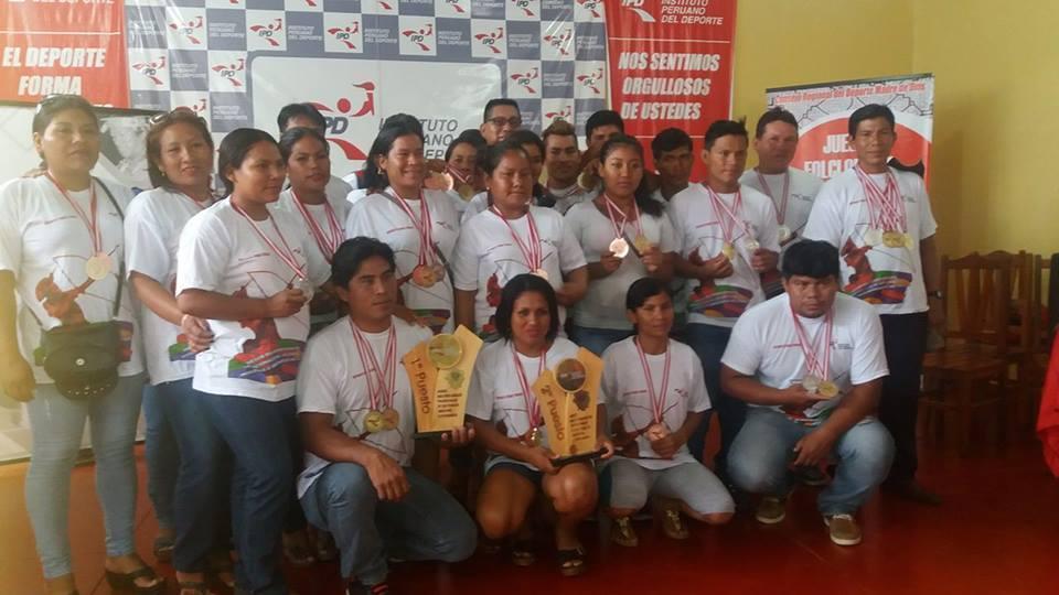 C.N. Tres Islas deja en alto a Madre de Dios en juegos macrorregionales de pueblos indígenas