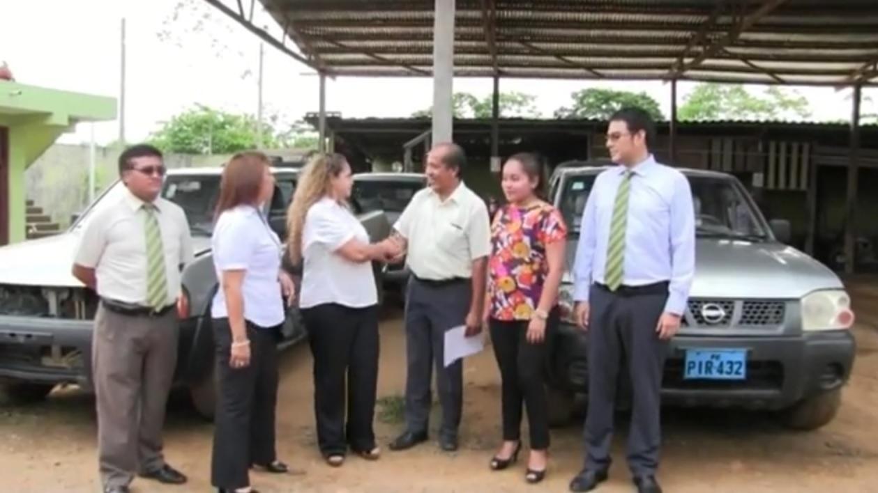 Sunat entrega cuatro vehículos a la Municipalidad Provincial de Tambopata