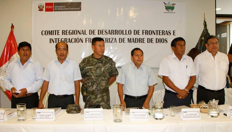 Instalan Comité de Fronteras en Madre de Dios