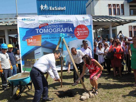 Obra para centro de tomografías se encuentra paralizada desde junio del año pasado