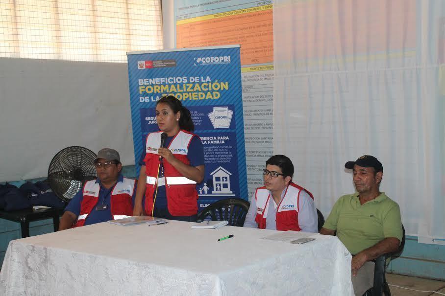 Boca Colorado: Inician empadronamiento de viviendas y terrenos