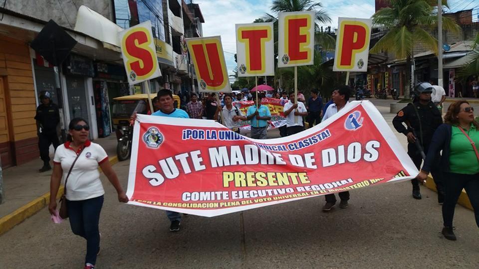 Sute Madre de Dios anuncia que no levantará la huelga