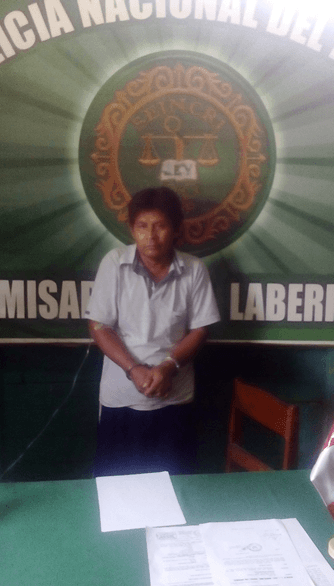 Gilmer Collantes Bione saldrá en el 2048. Fuente: PNP.