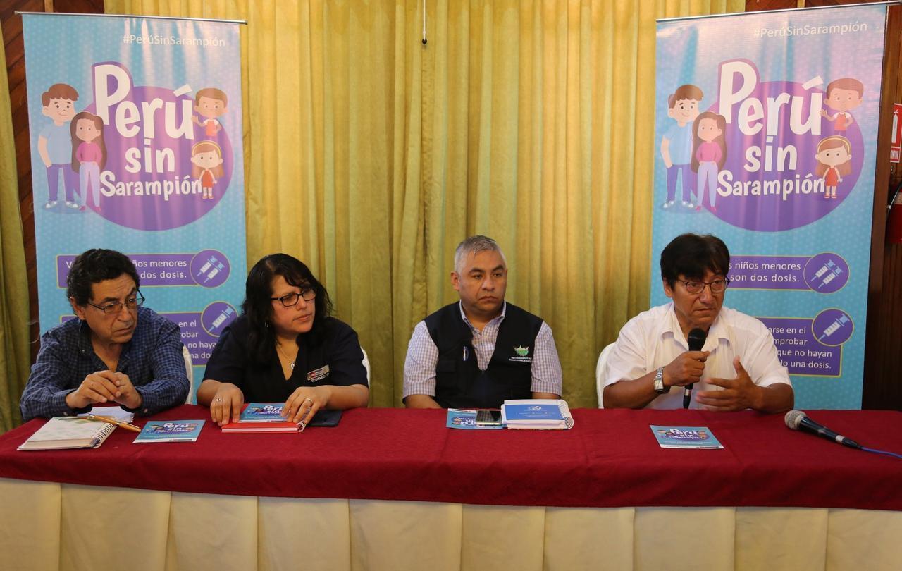 Representantes de la Diresa Madre de Dios. Fuente: Diresa.