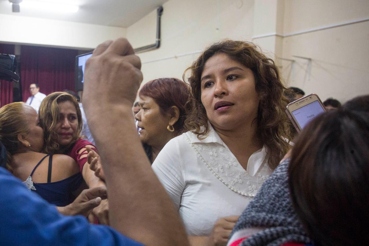 Rocío Rubín de Celis en el pedido de prisión preventiva en junio del año pasado. Foto: Pavel Martiarena.