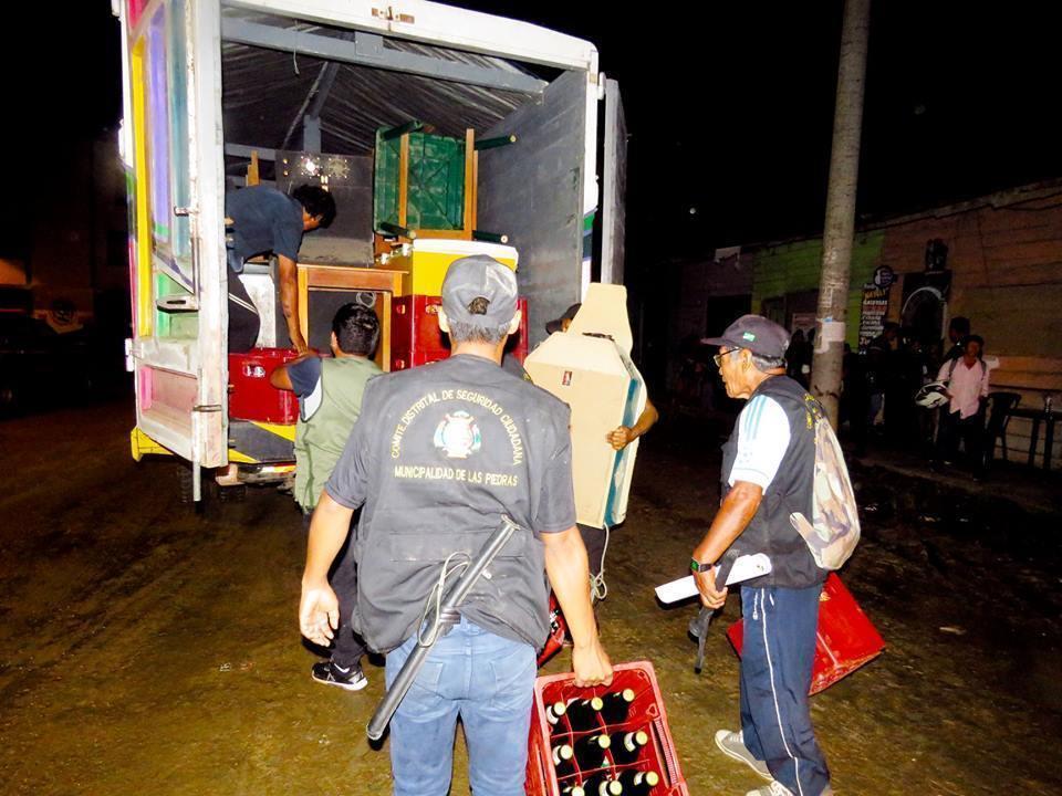 Operativo multisectorial culminó con el cierre temporal de los bares. Foto: Ministerio Público.