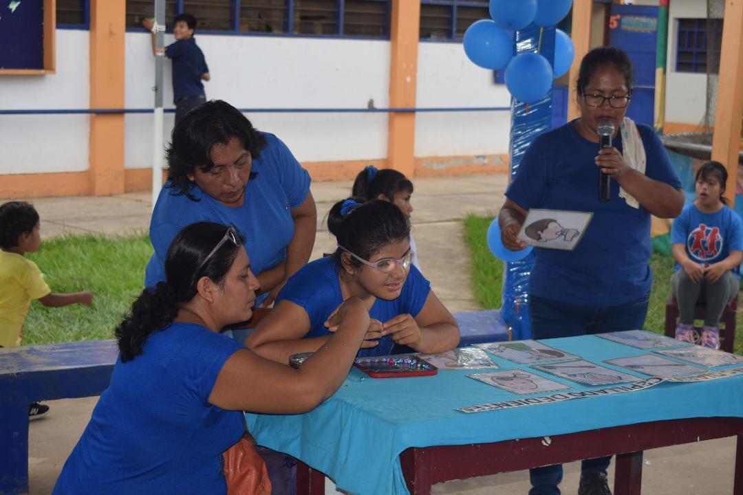 Evento contó con la participación de los alumnos del Stella Maris. Foto: PJ Madre de Dios.