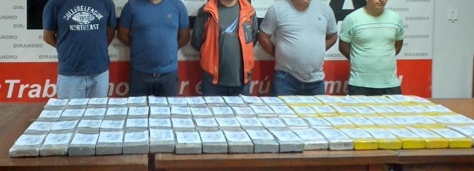 Droga tenía como destino la frontera con Brasil. Fuente: Ministerio Público.