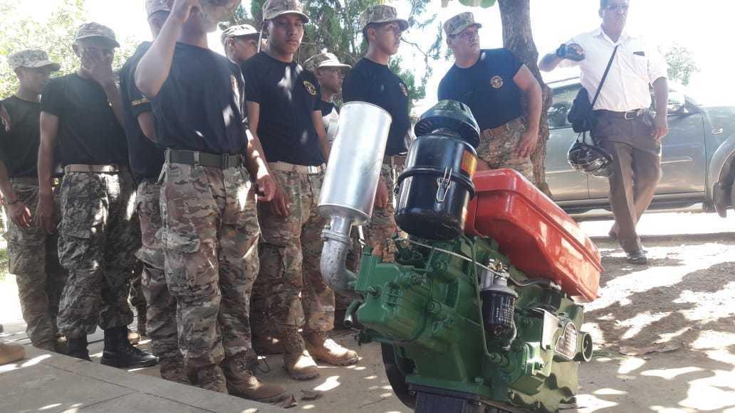 Motores tenían como destino a la minería ilegal. Foto: Radio Madre de Dios.