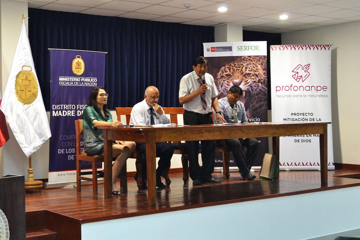 Evento se desarrolló en el auditorio del Ministerio Público de Madre de Dios. Foto: MINAGRI