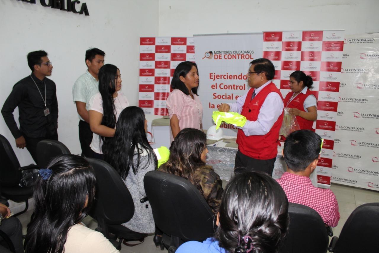 Contraloría presenta voluntarios para inspeccionar obras ejecutadas en Madre de Dios