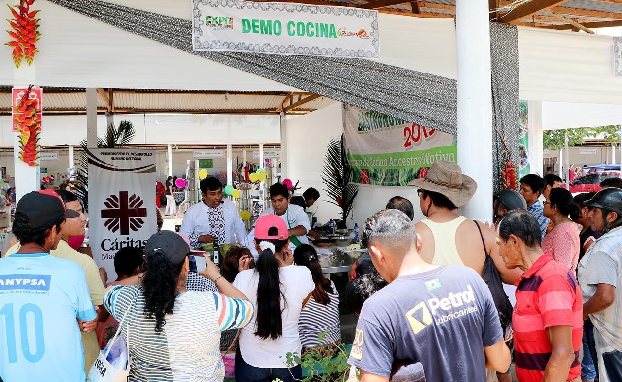 Concurso de la Cocina Ancestral Nativa 2019 se desarrolló fue impulsado por Cáritas Madre de Dios.