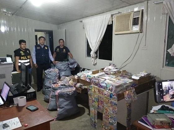 15 mil discos piratas fueron decomisados en Puerto Maldonado