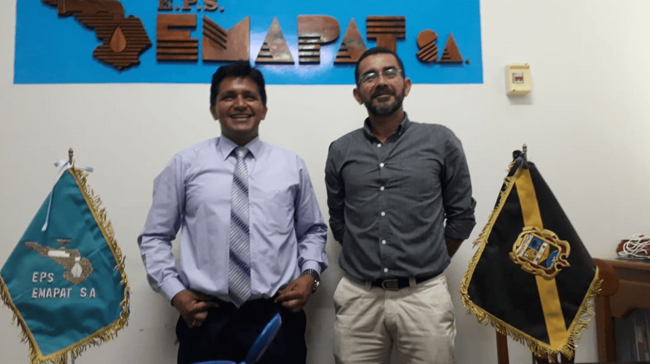 Alcalde de Tambopata presenta a nuevo gerente de EMAPAT, Mario Navarro