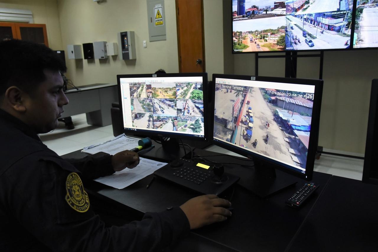 Cámaras de vigilancia del COER son utilizadas en la lucha contra la inseguridad ciudadana
