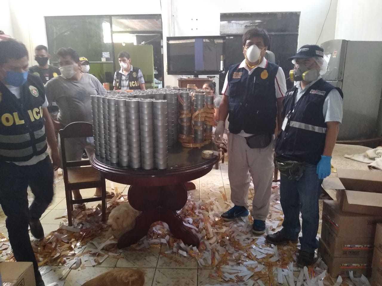 Puerto Maldonado: Intervienen inmueble donde se reetiquetaban enlatados