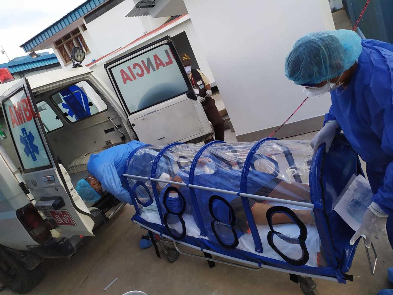 Madre de Dios: realizan primer traslado de paciente Covid-19 hacia Cusco