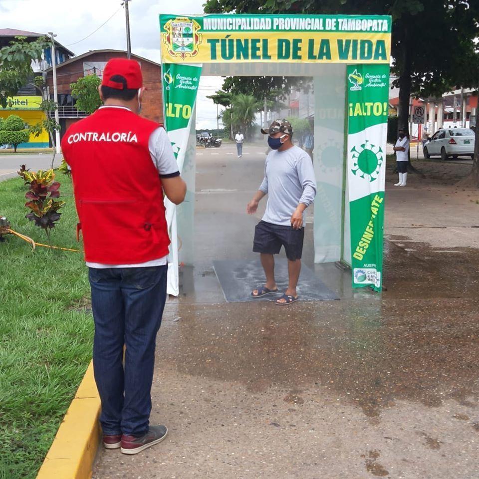 Contraloría observa “túneles de la vida” instalados en la provincia de Tambopata