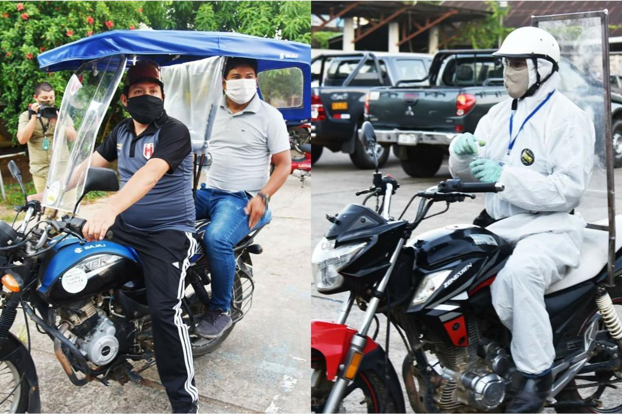 Mototaxistas de Madre de Dios presentan protocolo de transporte en moto lineal