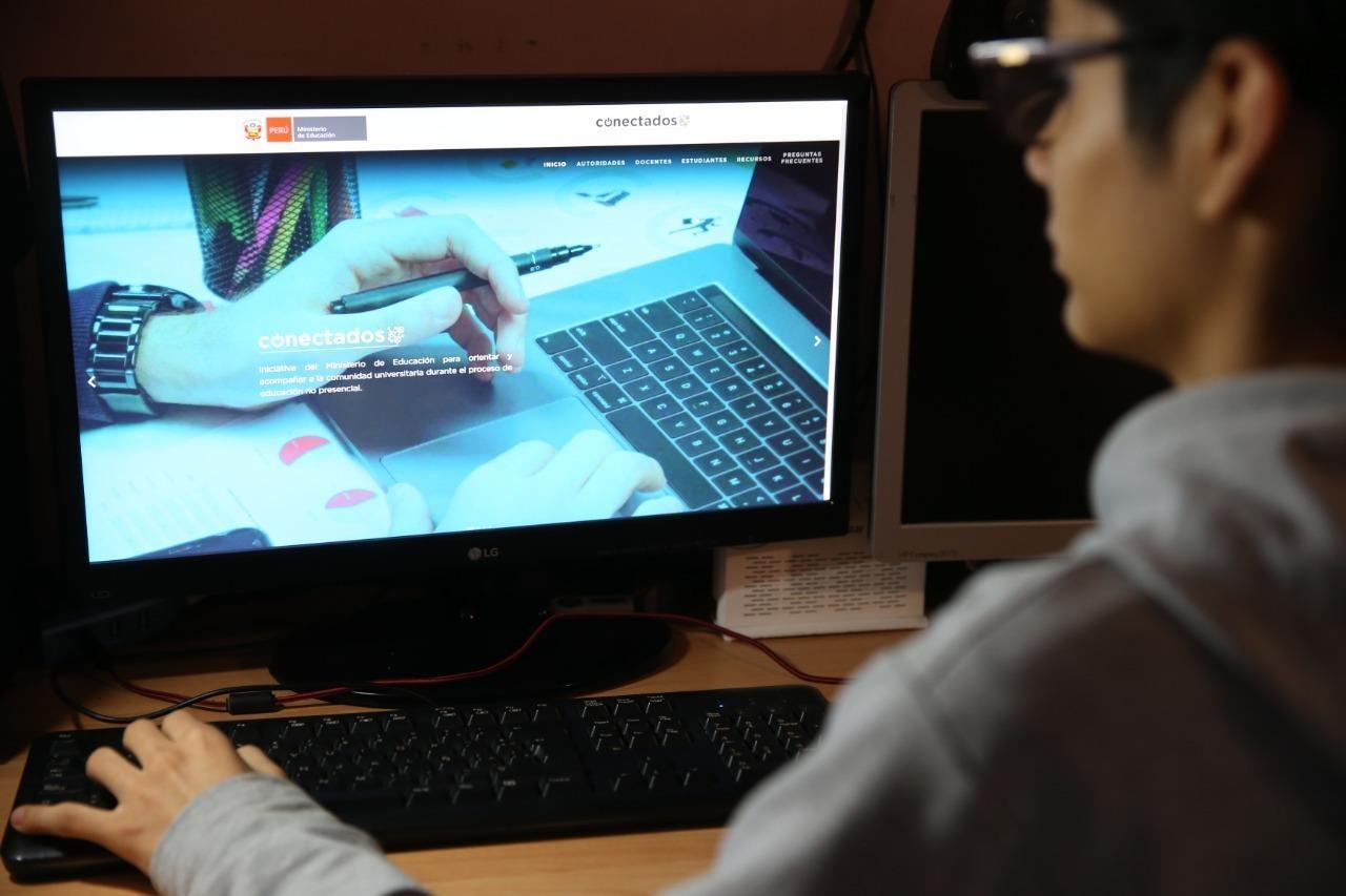 Portal “Conectados” del Minedu apoyará a comunidad universitaria en educación no presencial