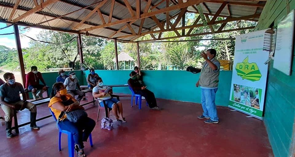 Goremad capacita a agricultores de Comunidad Nativa Infierno sobre adecuado manejo de cultivo