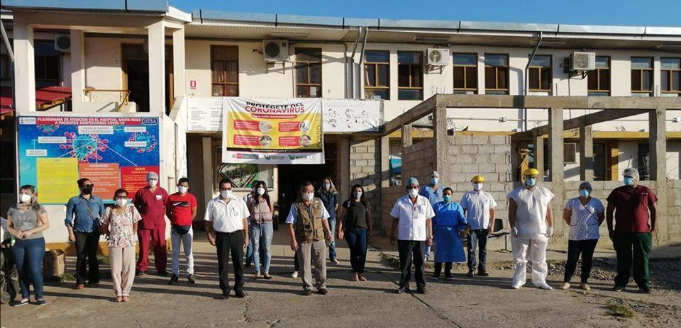 Médicos y enfermeros extranjeros inician labores en el Hospital Santa Rosa