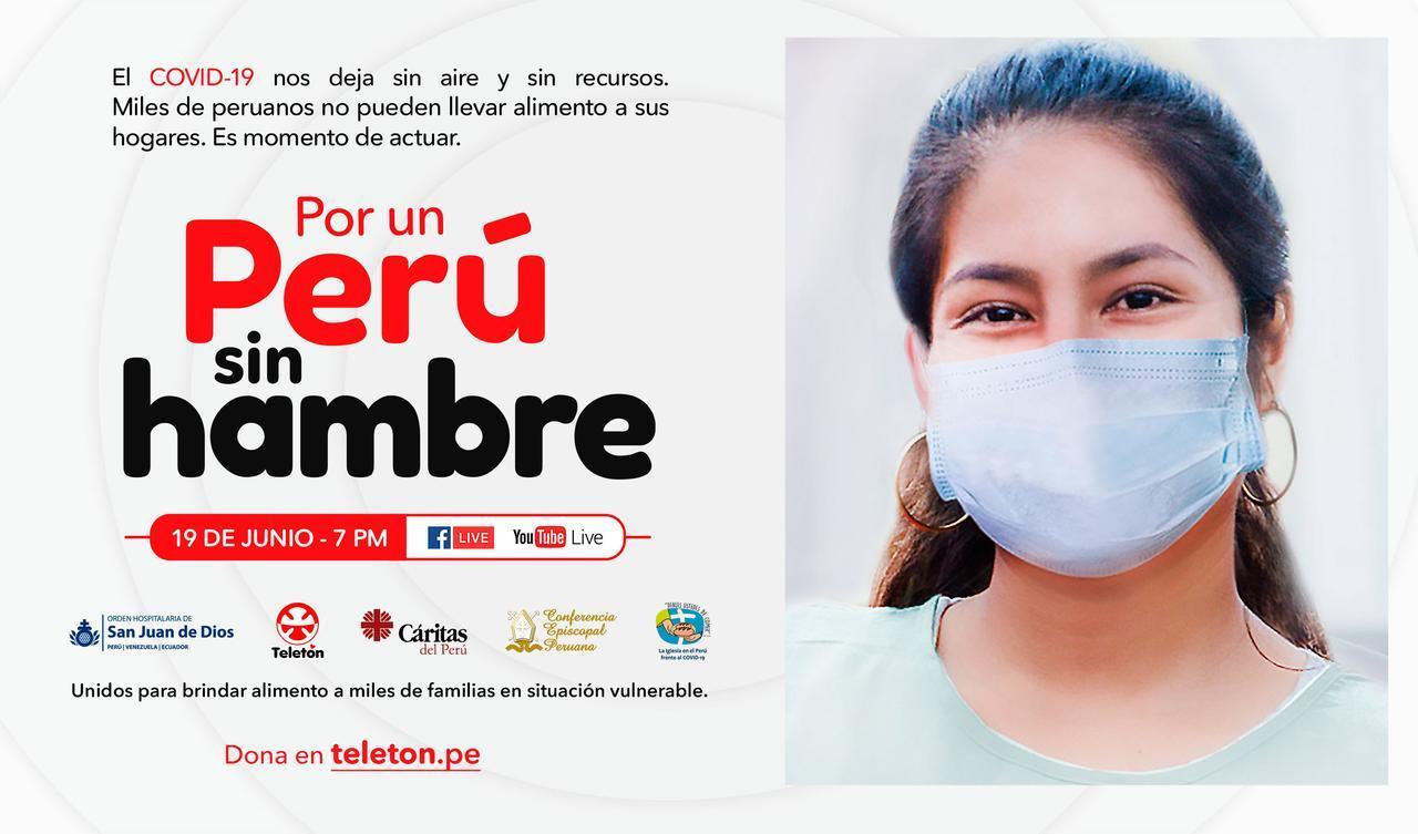 Fundación Teletón junto a la Conferencia Episcopal peruana presentan "Por un Perú sin hambre"