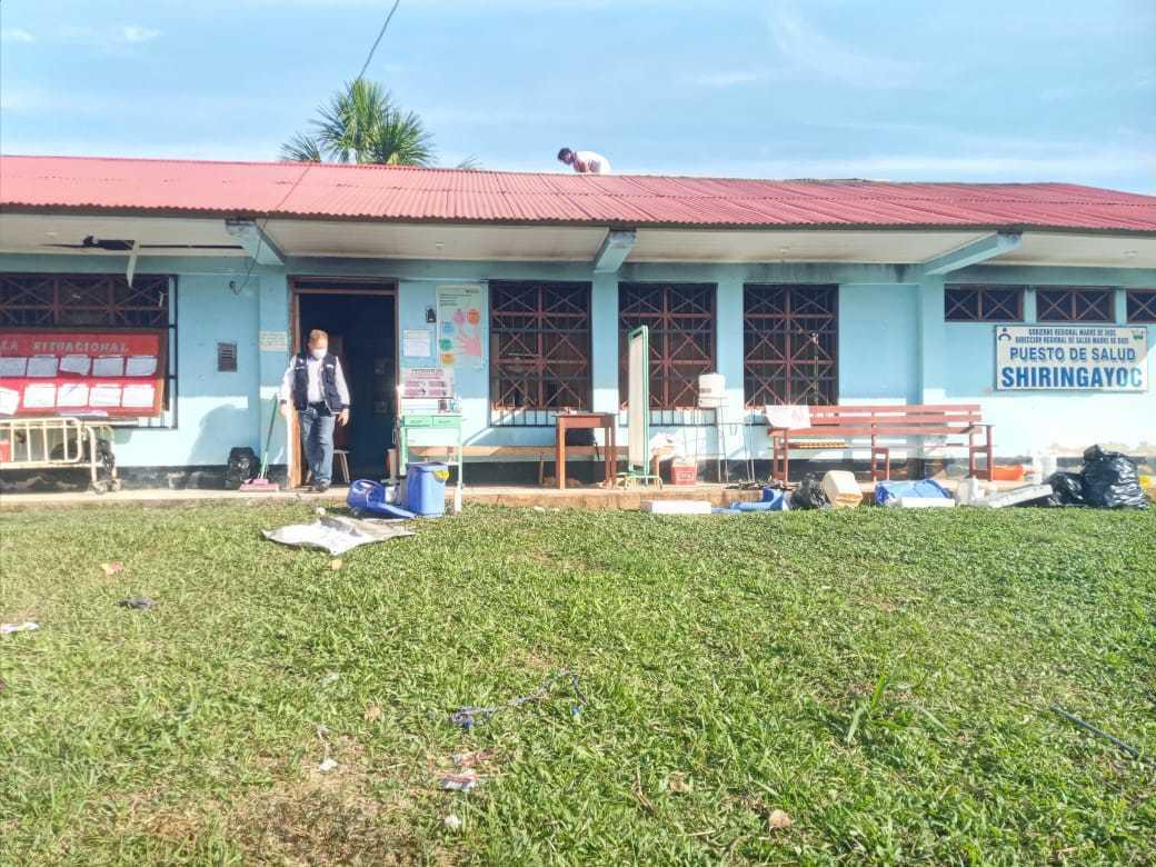 Reanudan atención en el centro de salud siniestrado en Shiringayoc