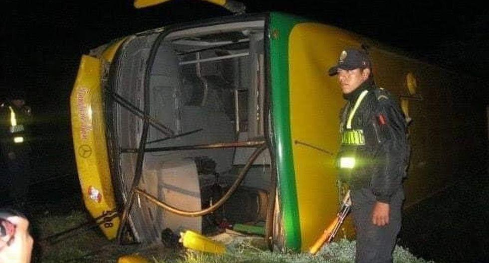 El accidente en la ruta Cusco - Puerto Maldonado. (Foto: Cusco en linea)