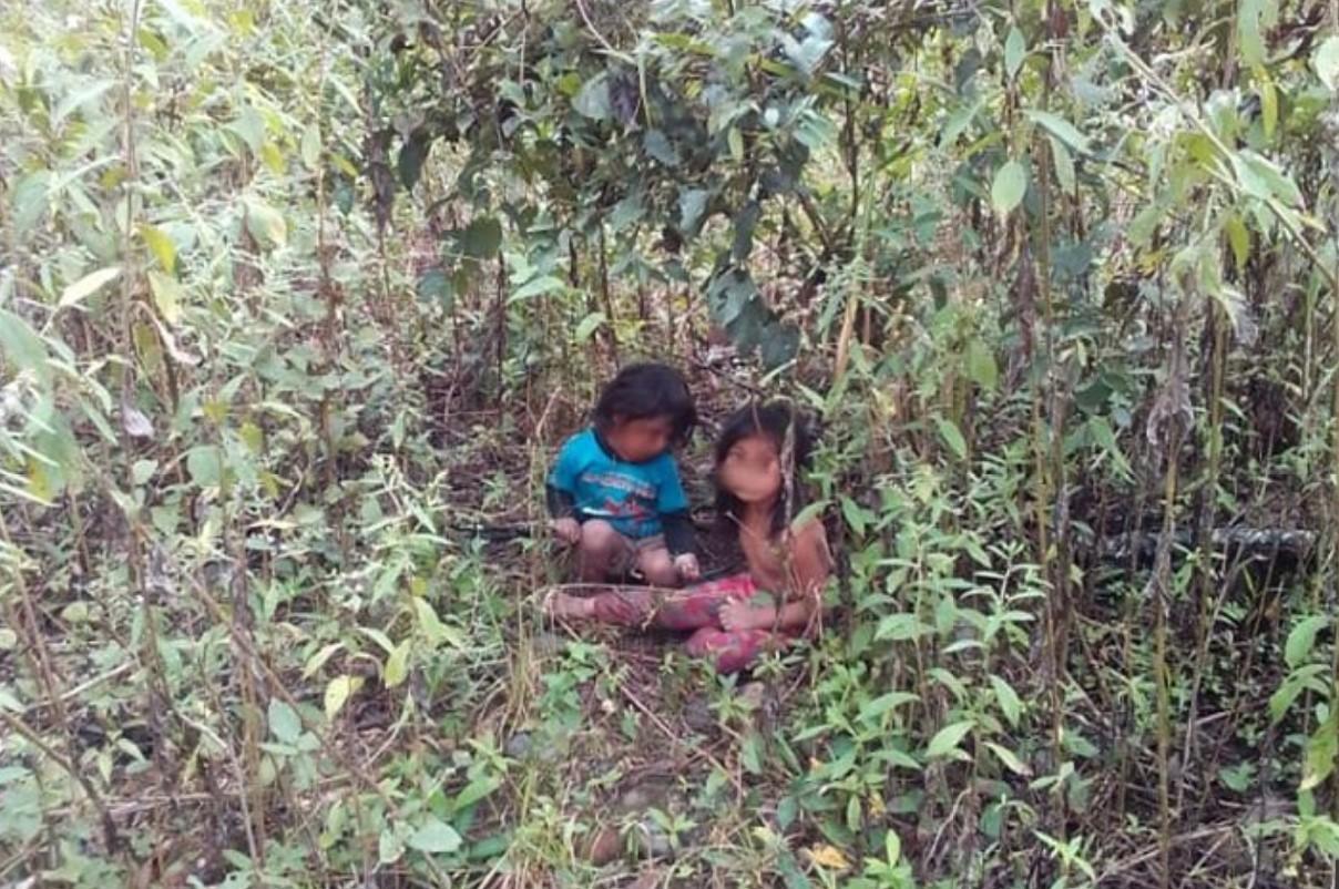 Encuentran sanos y salvos a hermanitos desaparecidos en Mazuko