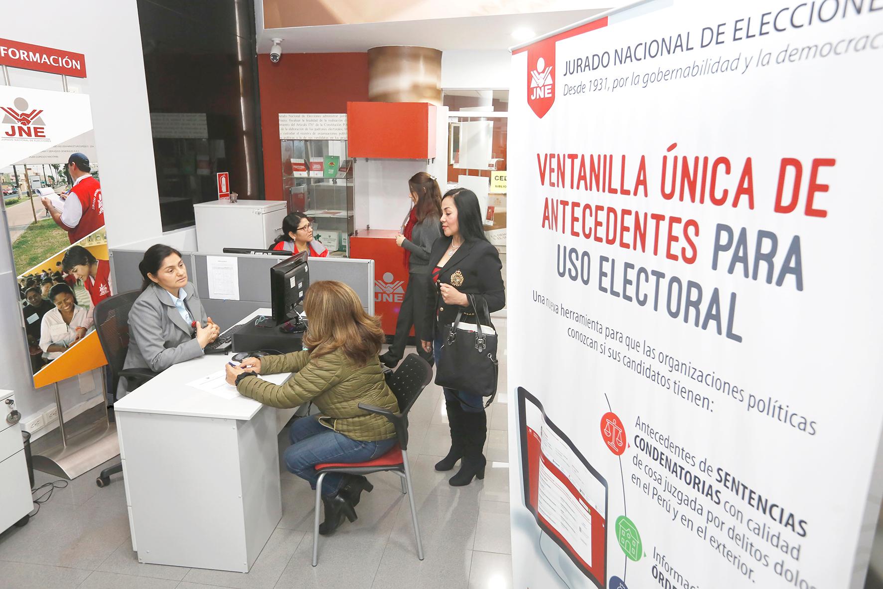 JNE habilitó ventanilla única para elecciones generales 2021 para una mejor selección de candidatos