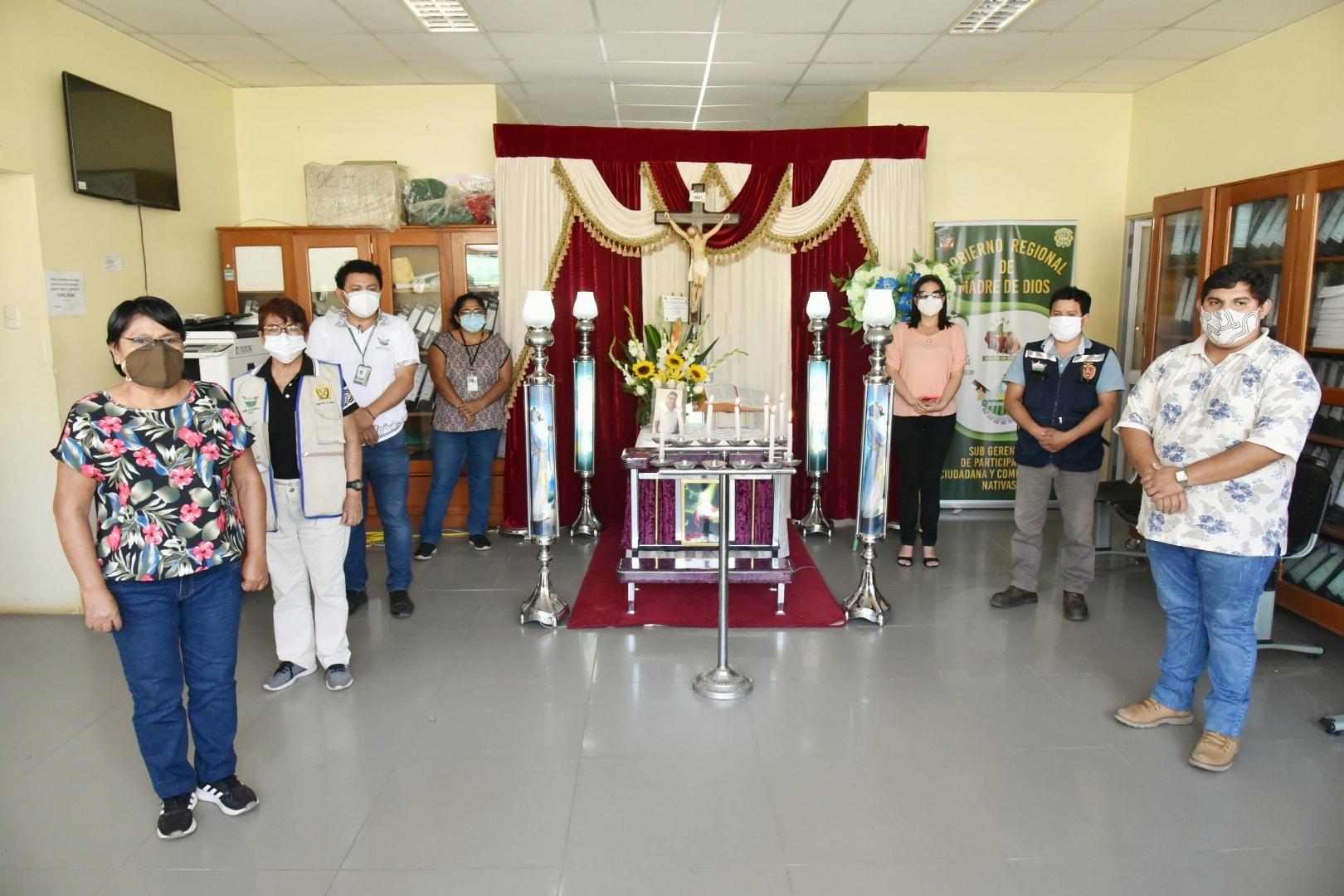 Realizan vigilia en memoria del fallecido gerente regional de Desarrollo Social de Madre de Dios