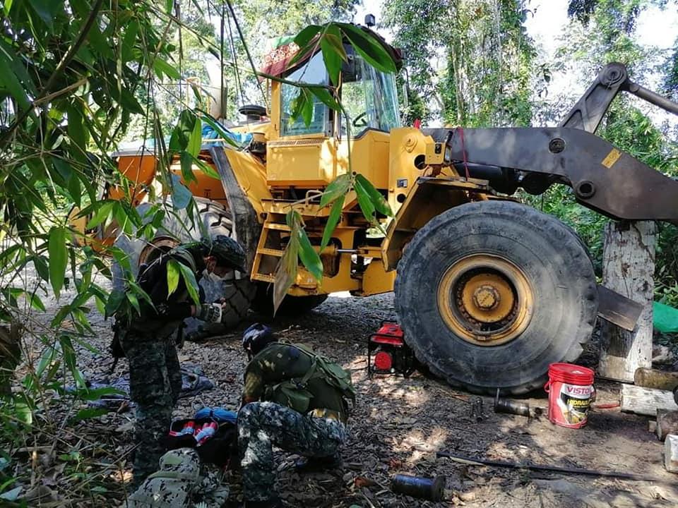 Madre de Dios: realizan operativo helitransportado contra la minería ilegal en sector Kotsimba