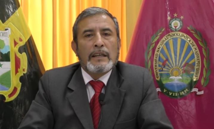 Sunedu registra firma de Hugo Dueñas como rector encargado de la Unamad