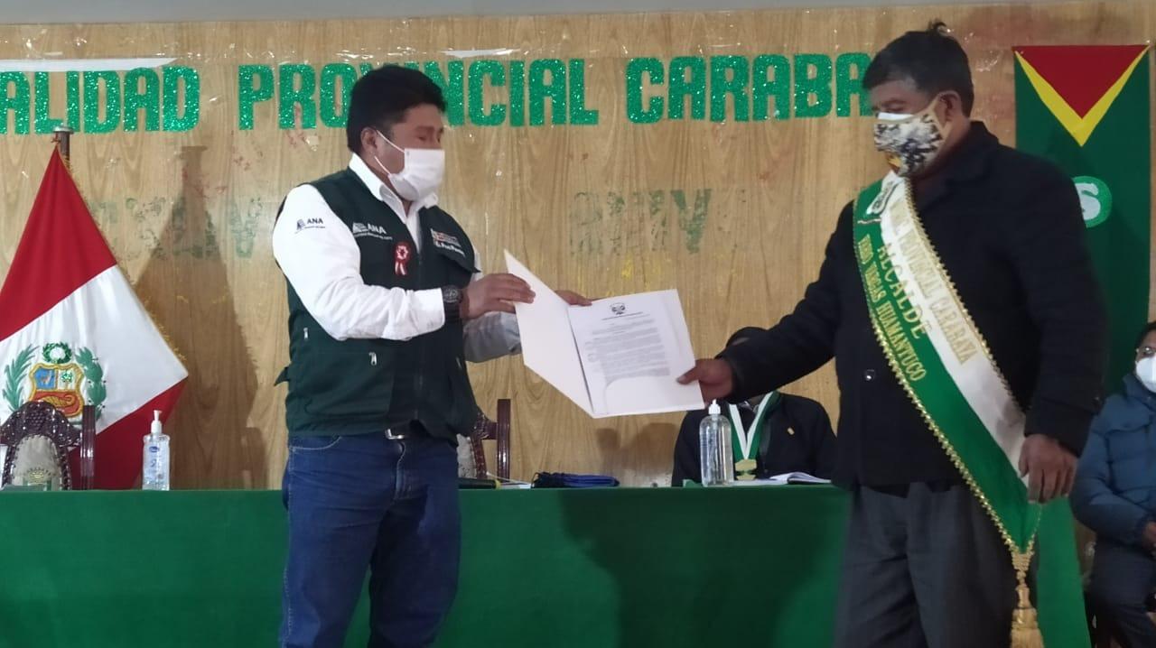 ANA entrega resolución de la faja marginal del río Macusani