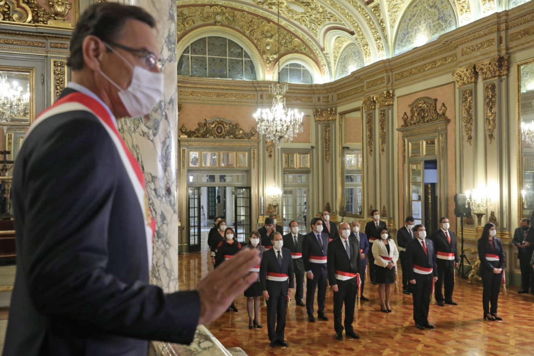 Estos son los nuevos ministros del gabinete de Martín Vizcarra