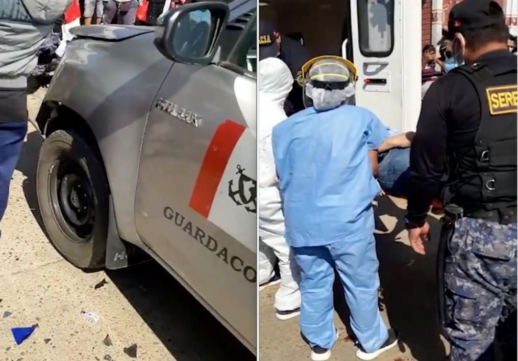 Médico de EsSalud resultó herido de gravedad tras chocar su moto contra camioneta en Puerto Maldonado