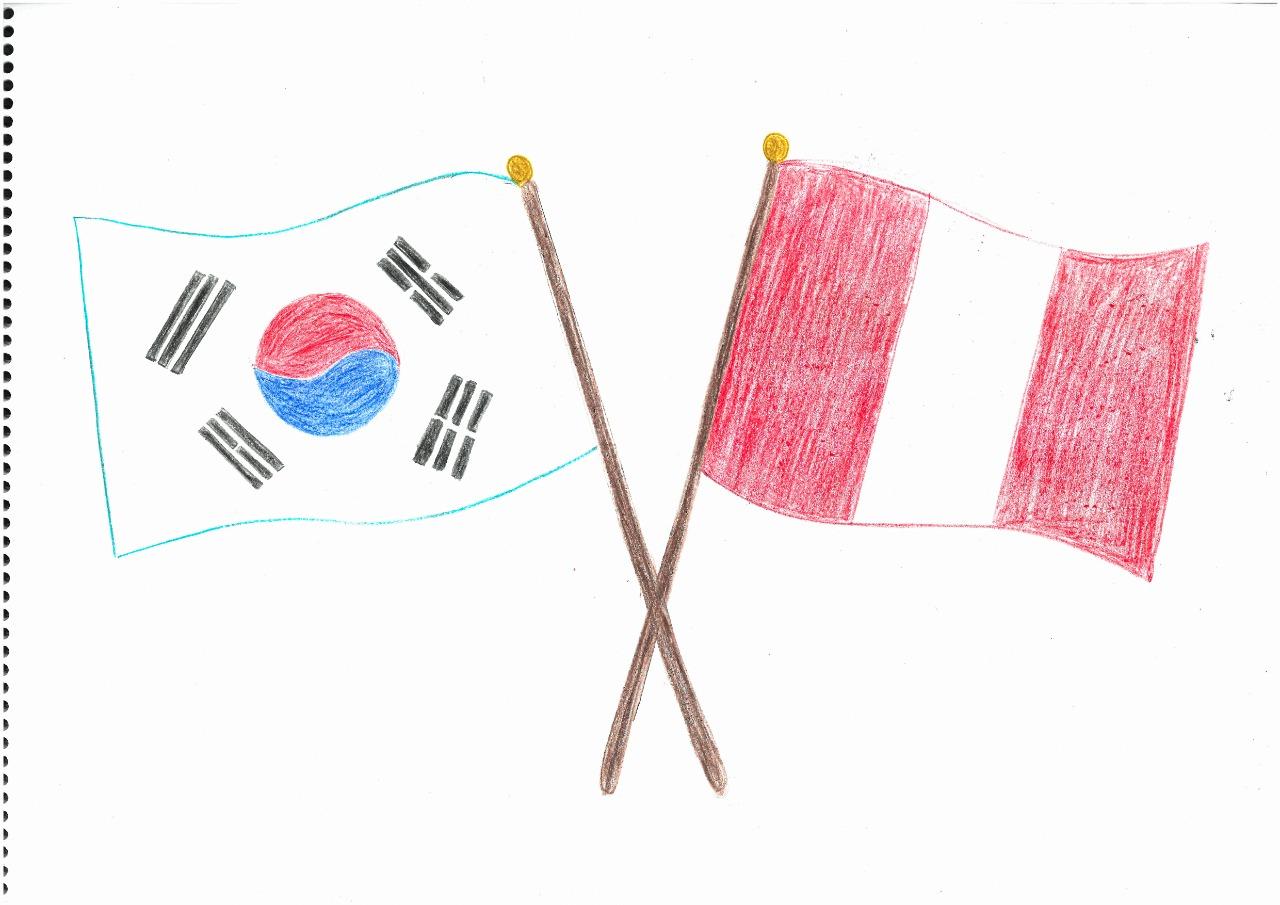 Niños peruanos promueven intercambio cultural con dibujos que llegarán hasta Corea