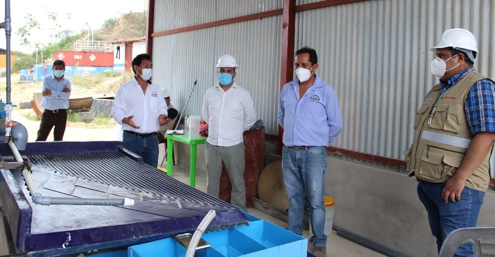 Comisión del ambiente y energía y minas visitan operaciones mineras modelo de mineros formalizados