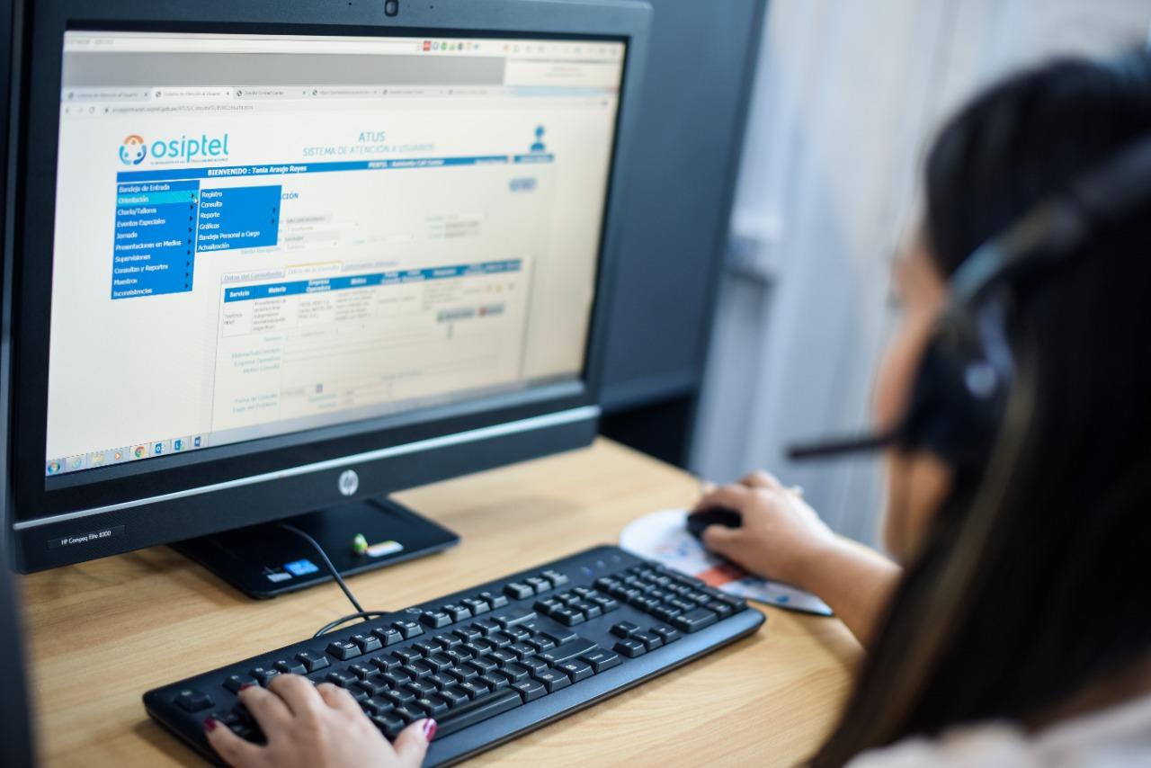 Osiptel realizó más de 840 acciones para verificar atención no presencial de operadoras