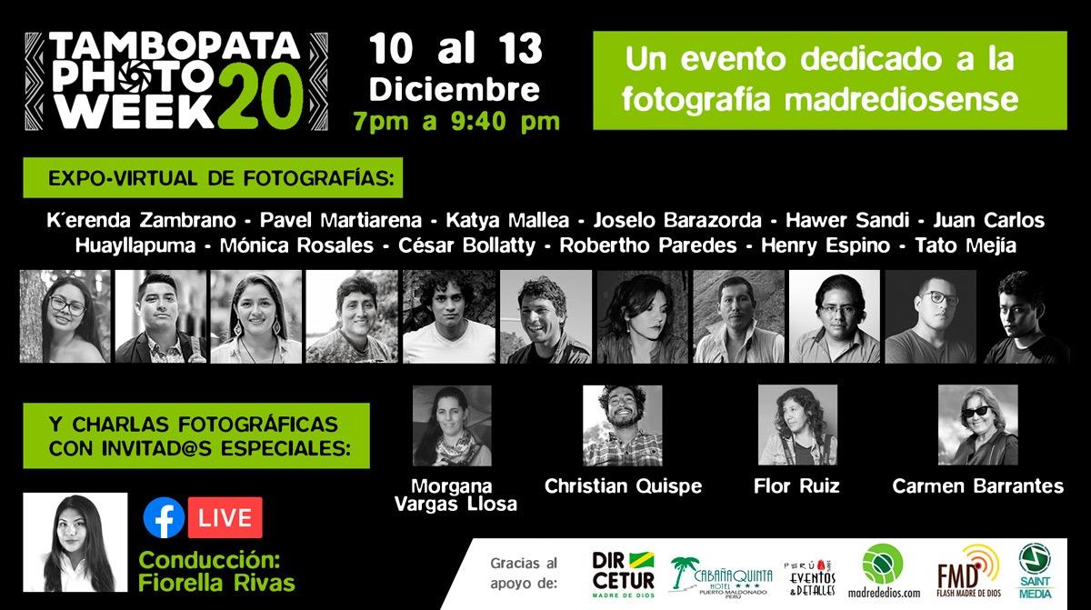 “Tambopata Photo Week 20” reunirá a los amantes de la fotografía de Madre de Dios