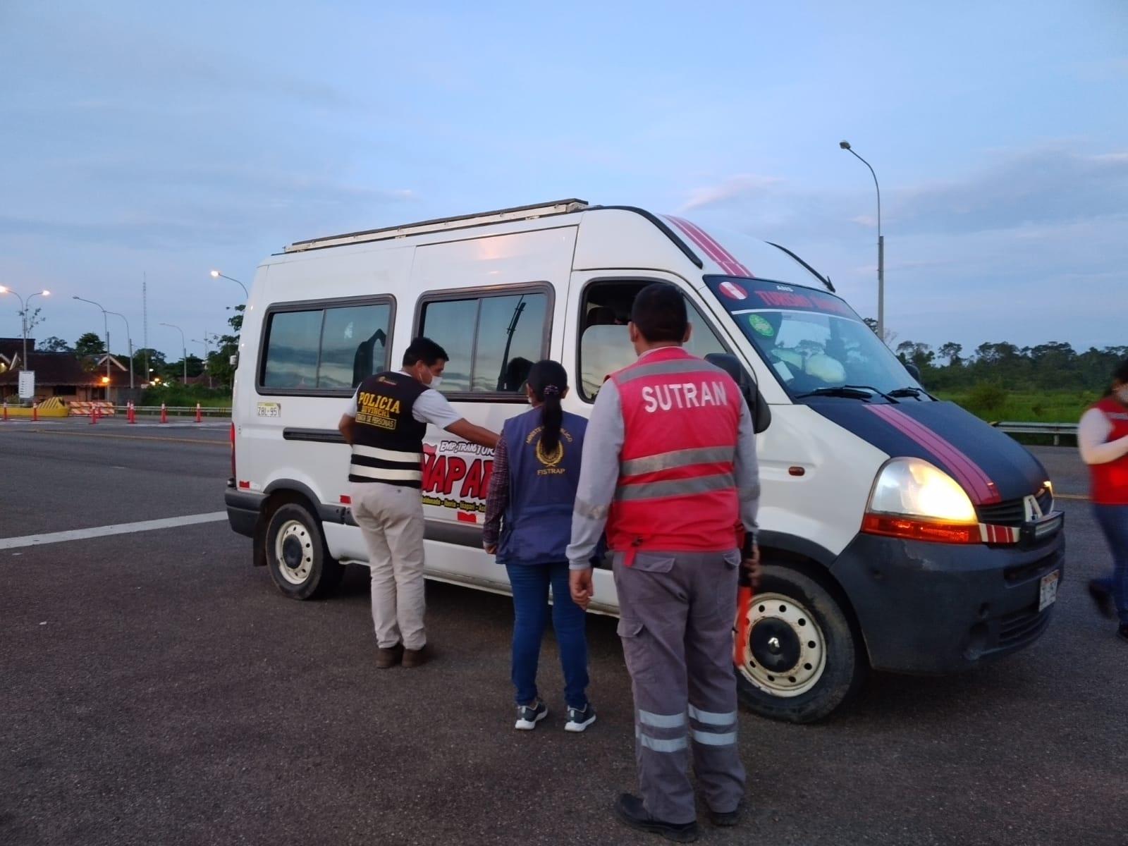 Viaje seguro 2020: Sutran, PNP y Ministerio Público fiscalizan transporte interprovincial