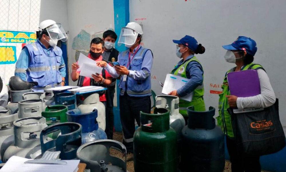 Osinergmin intensificó la supervisión en locales de venta de gas